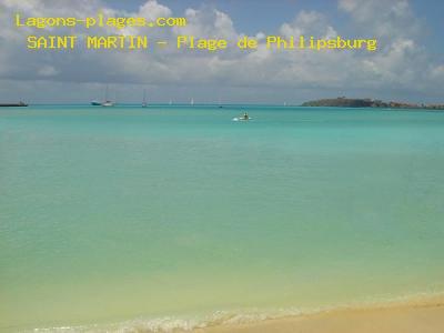 Plage de saint martin  Plage de Philipsburg