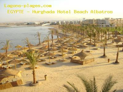 Plage de L' EGYPTE  Hurghada Hotel Beach Albatros