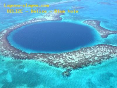 Plage de BELIZE  Belize - Blue hole