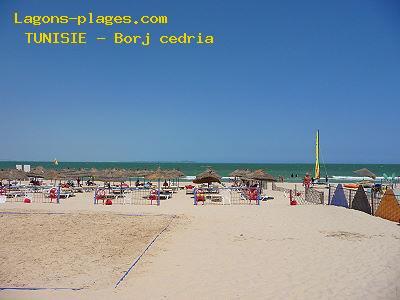 Plage de la tunisie  Borj cedria