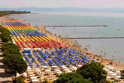 Plage de L' ITALIE  Plage de Grado 