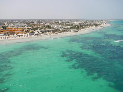 Plage de la TUNISIE  Djerba, Golfe de Gabs