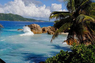 Plage des SEYCHELLES  Plage Anse patates La Digue