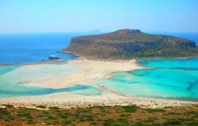 Plage de la crete  Lagon de Balos