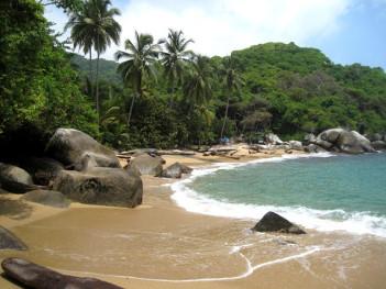 Plage de la colombie  Tayrona