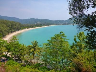 Plage de la thailande  Vue sur les hauteurs de Kamala, Phuket