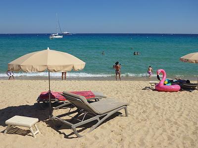 Plage de la FRANCE  Pampelonne plage