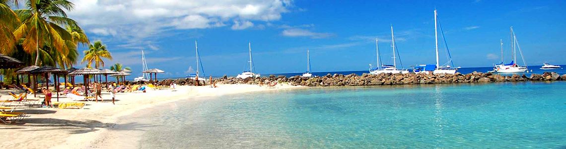 Belles plages de la martinique