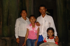 Famille du Cambodge