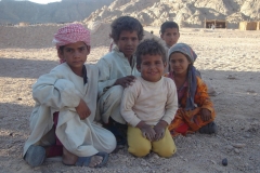 Hurghada, Egypte, désert, enfants