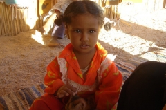 Hurghada, Egypte, désert, enfants