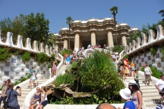 Espagne, Barcelone, parc Güell , Gaudí