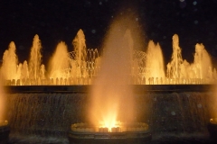 Espagne, Barcelone, Fontaine magique de Montjuïc