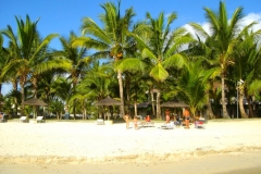 Ile Maurice, cocotier, plage, Wolmar