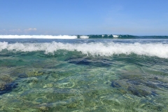 Ile Maurice, barrière de corail à Flic en Flac