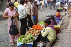 Bombay, Mumbai, Inde, vendeur