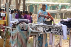 Hampi, Inde, femme