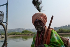 Hampi, Inde, homme