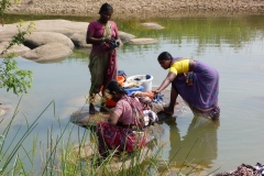 Hampi, Inde, femme