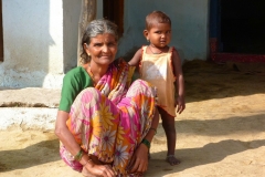 Hampi, Inde, famille