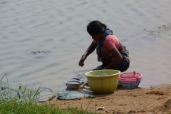 Hampi, Inde, femme