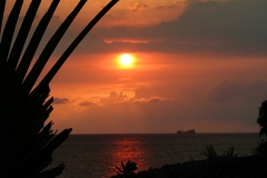 Madagascar, coucher de soleil