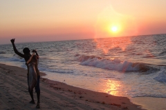 Madagascar, coucher de soleil