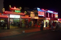 Majorque, Iles Baléares, Espagne, Magaluf, by night