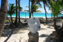 Mexique, Tulum, la plage, paradisio beach