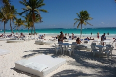 Mexique, Tulum, la plage, paradisio beach