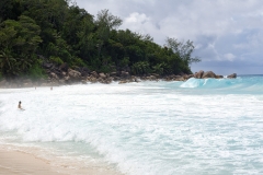 Ile des Seychelles, plage de La Digue