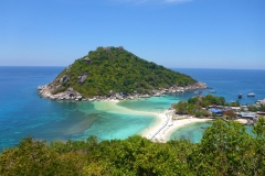 Thaïlande, trois îles Koh Nang Yuan, langue de sable
