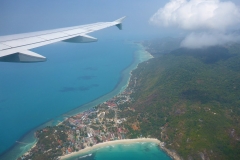 Thaïlande, île Koh Samui, Vue aérienne