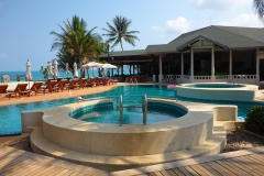 Thaïlande, île Koh Samui, Chaweng, hôtel Banana Fan Sea piscine