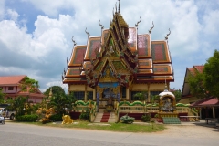 Thaïlande, île Koh Samui, Bophut, temple Wat Plai Laem