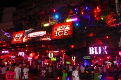 Thaïlande, Phuket, Patong Bangla road la nuit