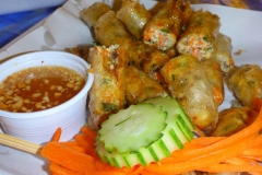 Thaïlande, Phuket, street food, nems vietnamiens