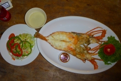 Thaïlande, Phuket, langouste grillée