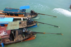 Thaïlande, Parc national de Krabi, long trail boat