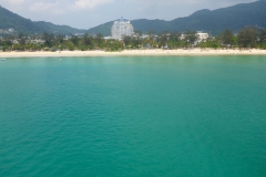 Thaïlande, Phuket, Patong plage, vue aérienne