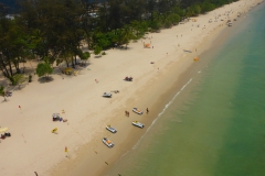 Thaïlande, Phuket, Patong plage, vue aérienne