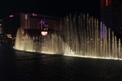 USA, Côte ouest, Las Vegas de nuit, fontaines