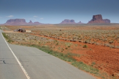 USA, Côte ouest, Monument Valley, route