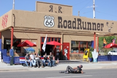 USA, Côte ouest, motards Harley Davidson