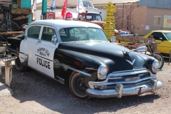 USA, Côte ouest, route 66, ancienne voiture de police