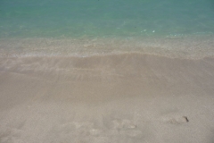Floride, USA, South Beach, la plage de sable blanc, mer turquoise
