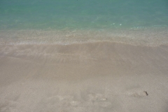 Floride, USA, South Beach, la plage de sable blanc, mer turquoise