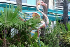 Floride, USA, South Beach art déco flamand pas rose