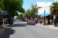 Floride, USA, Key West, animation dans la rue principale