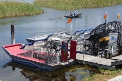 Floride, USA, Everglades, airboat aéroglisseur